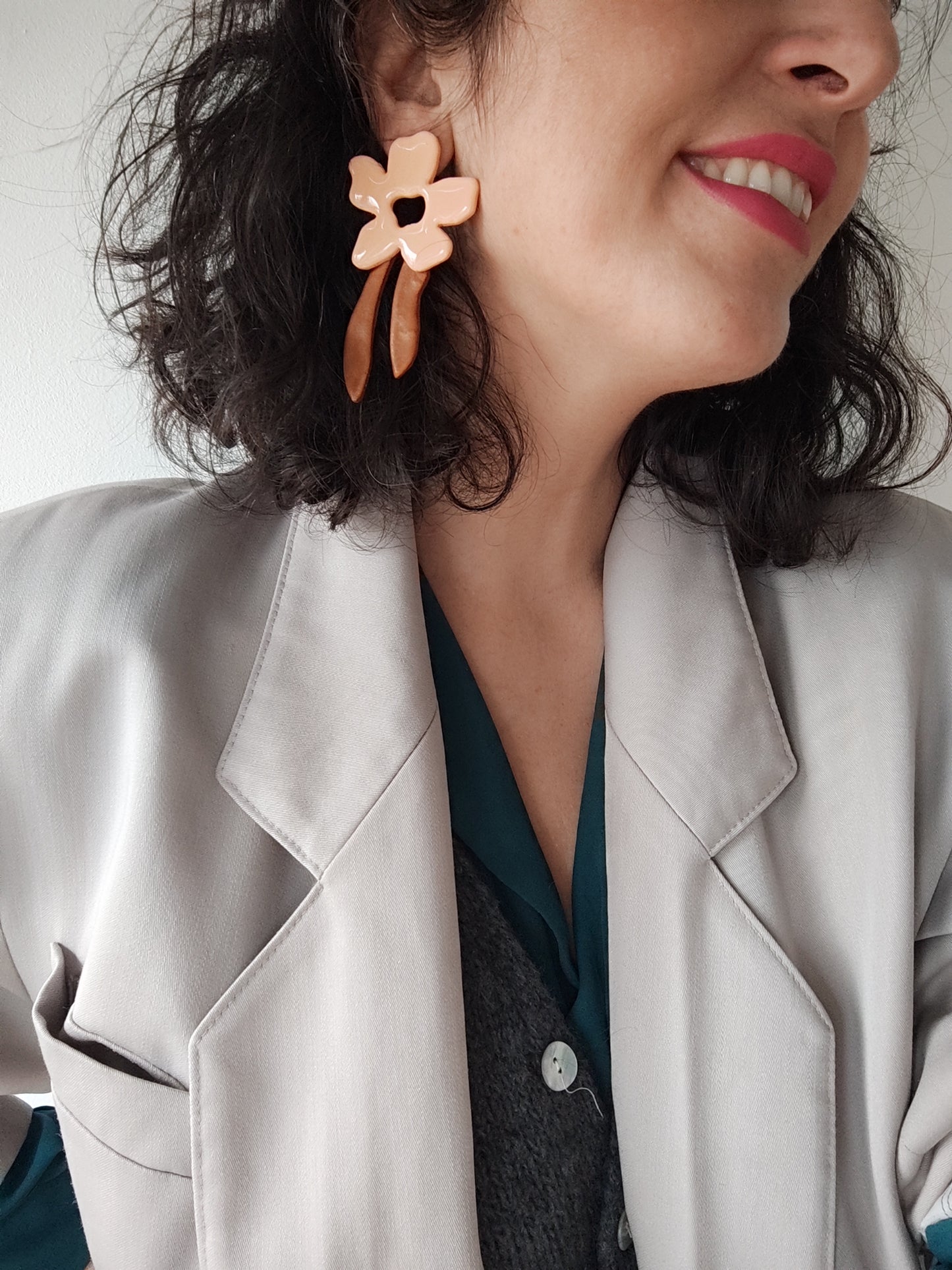 LUPITA XXL rosa peach y chocolate