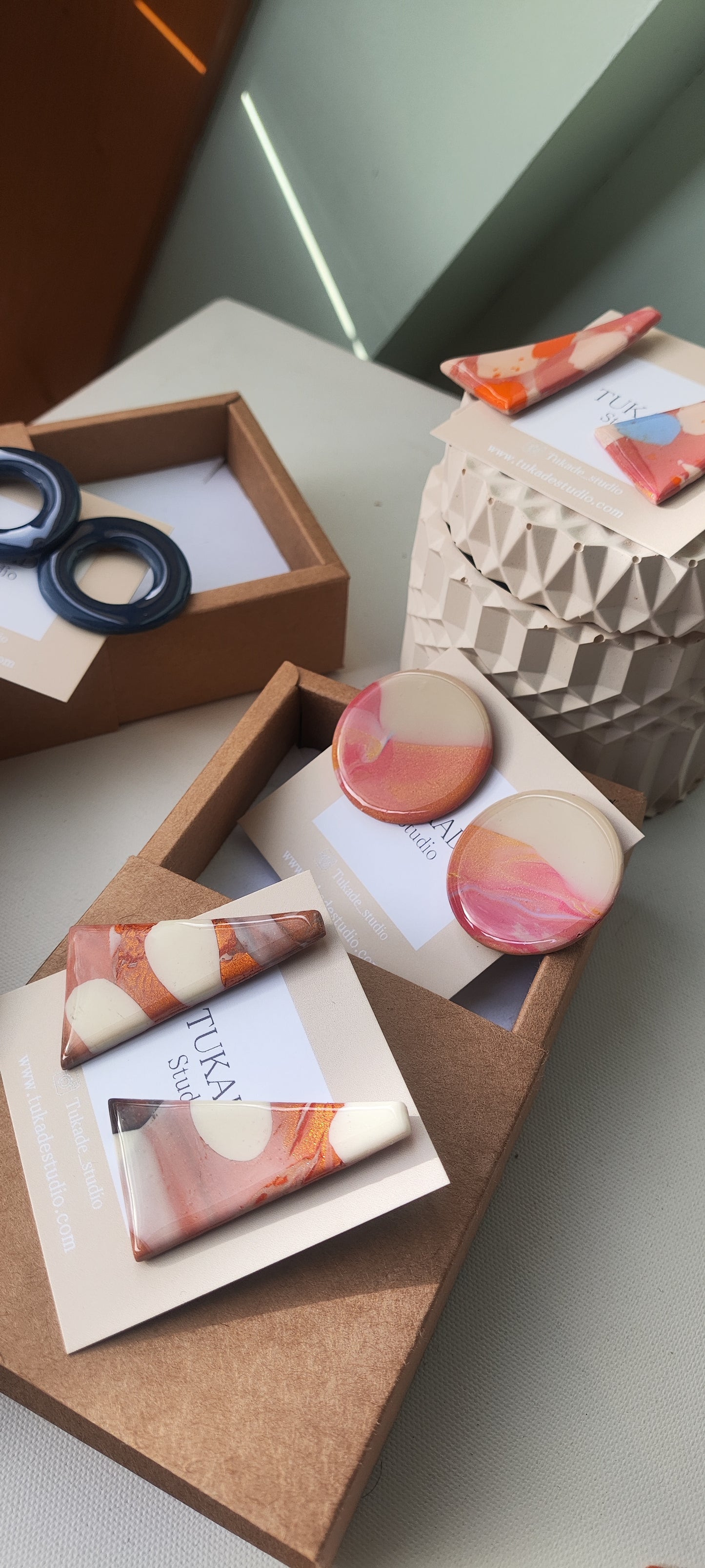 NOAH maxi degradado beige, cobre y rosa.