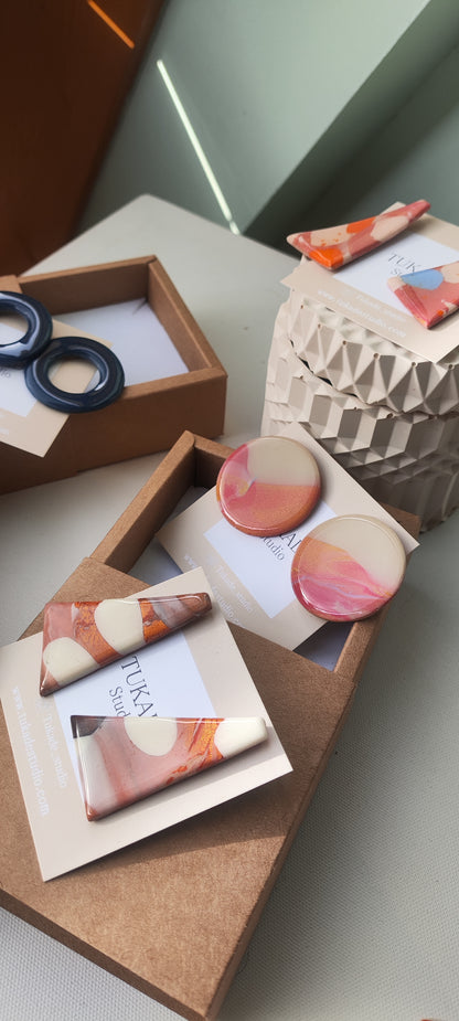 NOAH maxi degradado beige, cobre y rosa.