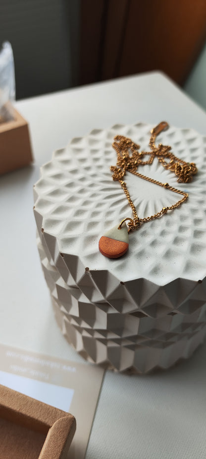 Collar gargantilla CUCA lágrima bicolor