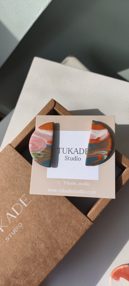 RENATA degradado crudo, pistacho y cobre