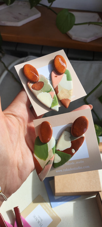 MACA chocolate, kaki, rosa, crudo
