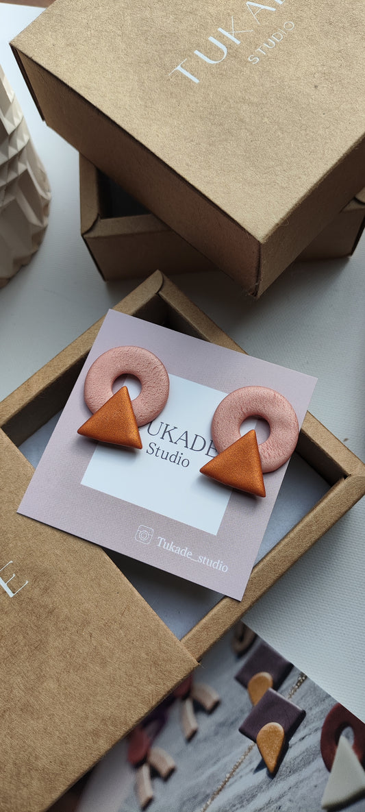 AGNES mini rosa y cobre