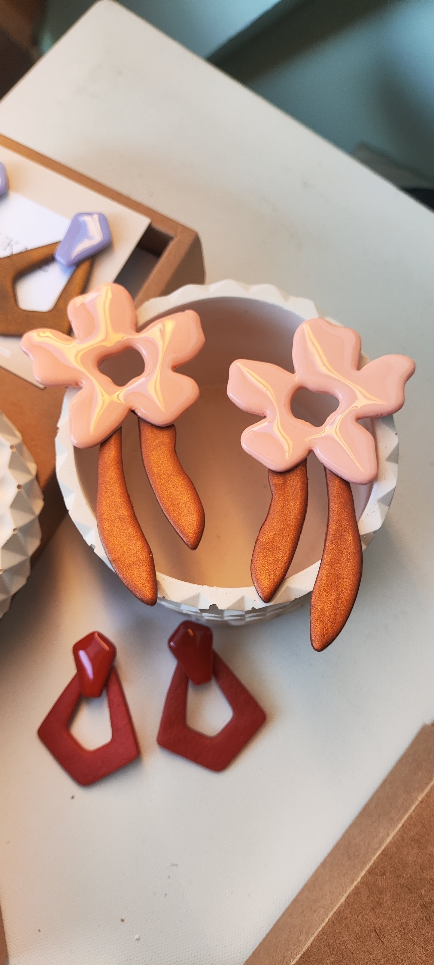 LUPITA XXL rosa peach y chocolate