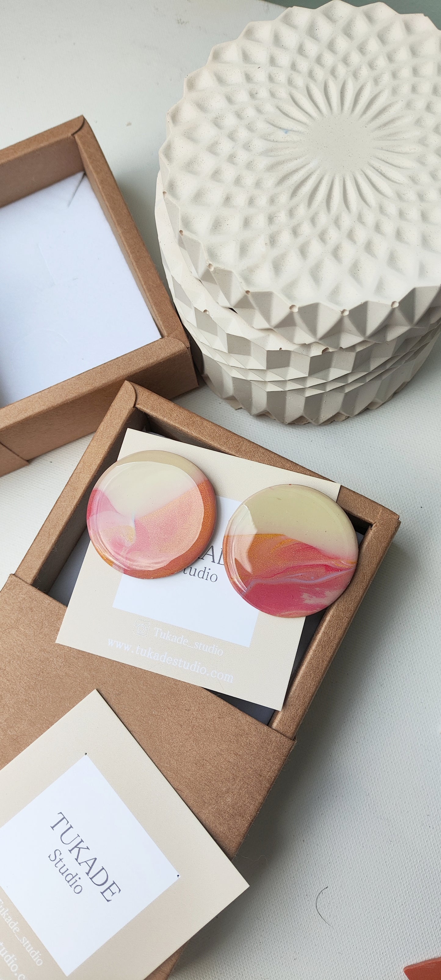 NOAH maxi degradado beige, cobre y rosa.