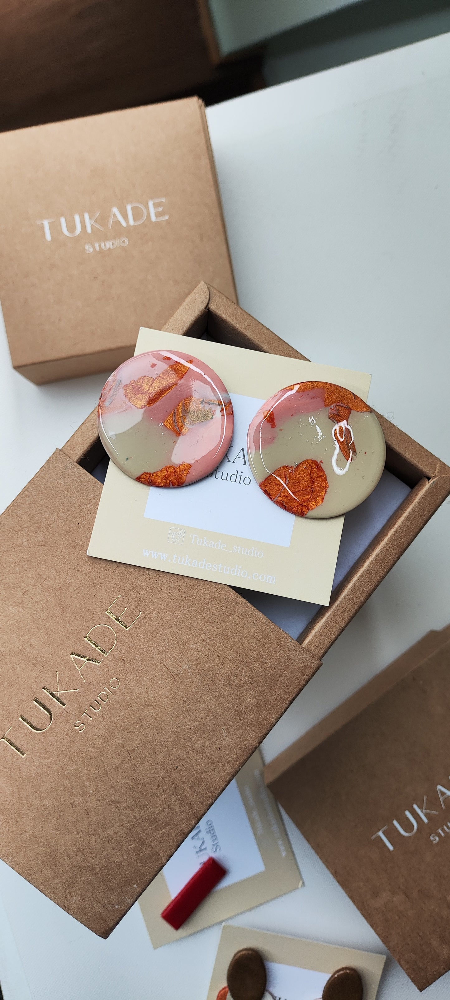 NOAH maxi degradado beige, cobre, rosa.