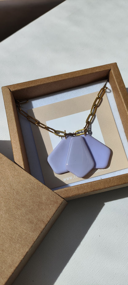 Collar gargantilla MATILDA lila