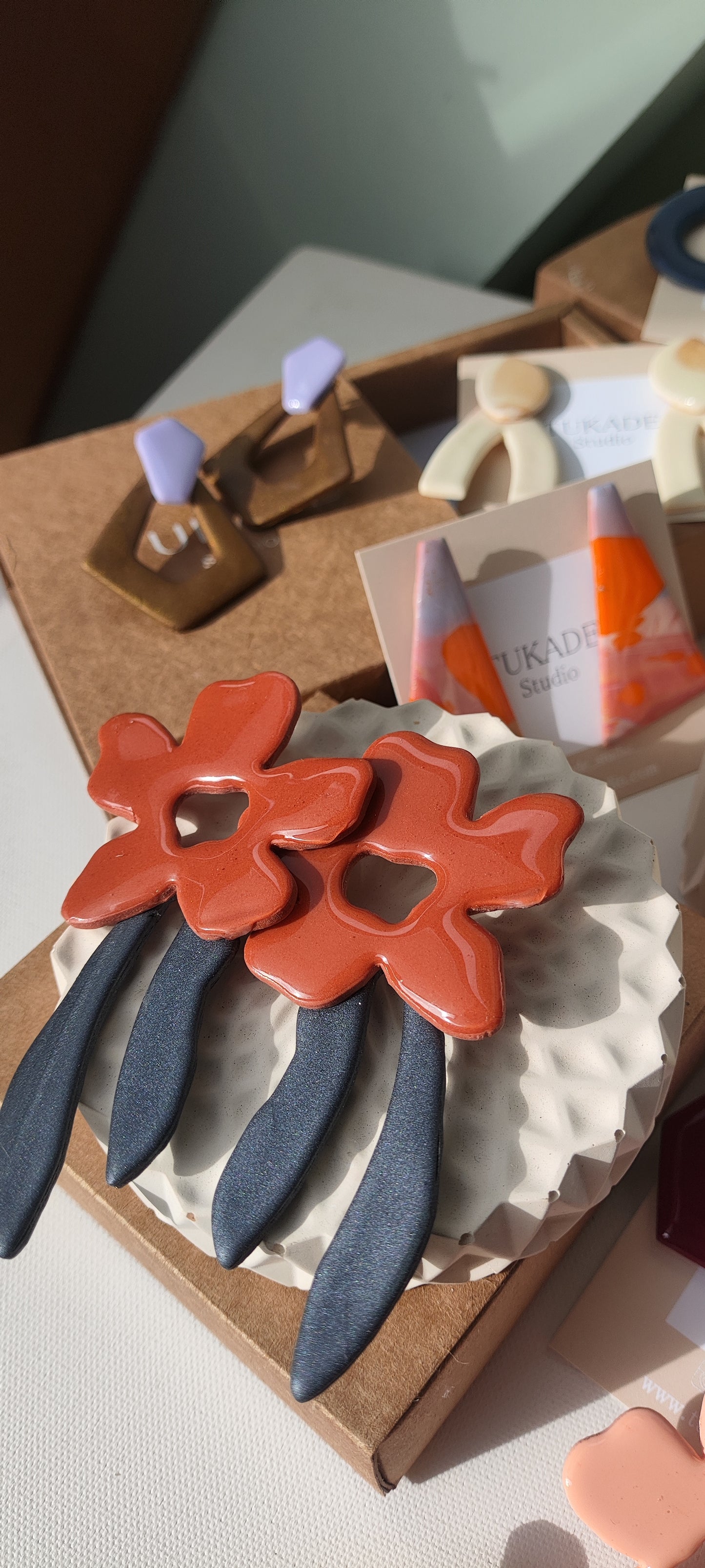 LUPITA XXL terracota y plomo