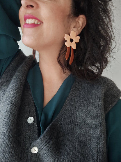 LUPITA XXL rosa peach y chocolate