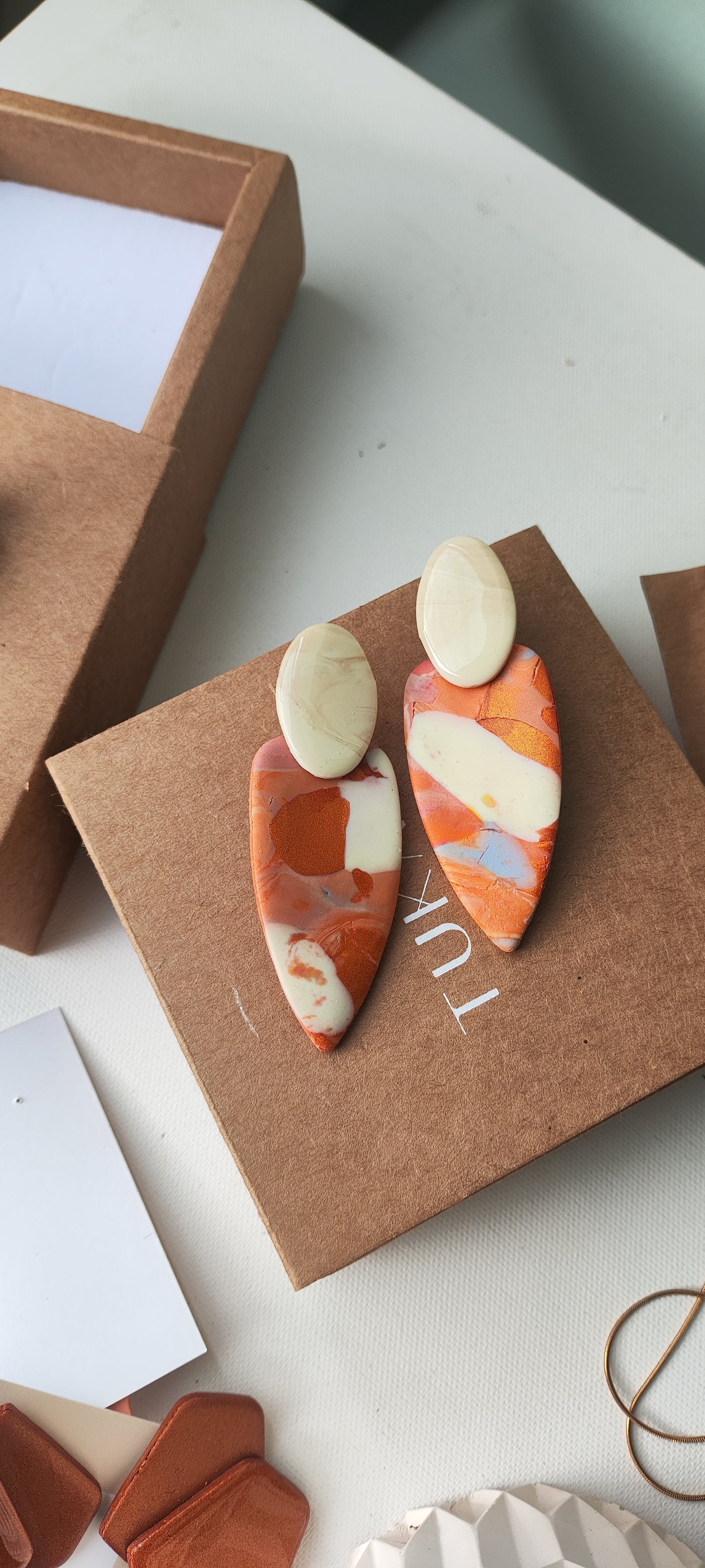 MACA cobre, crudo, azul degradado