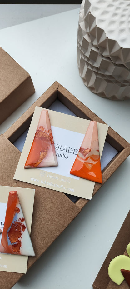 CÁNDIDA multicolor naranja, salmón