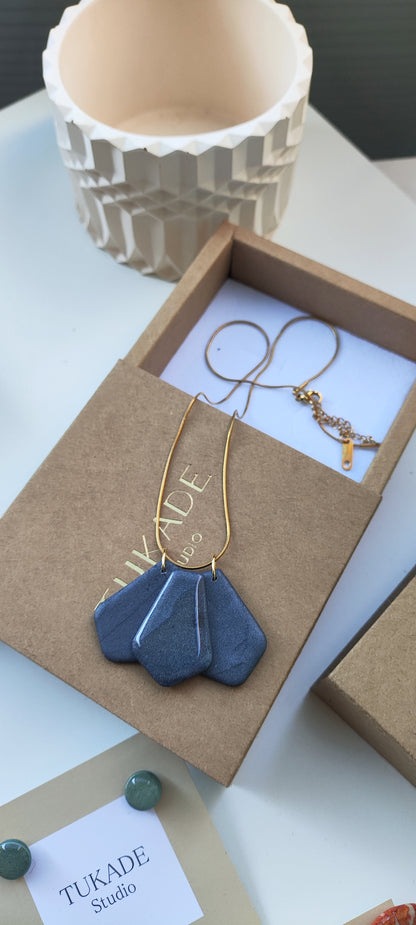 Collar gargantilla MATILDA plomo