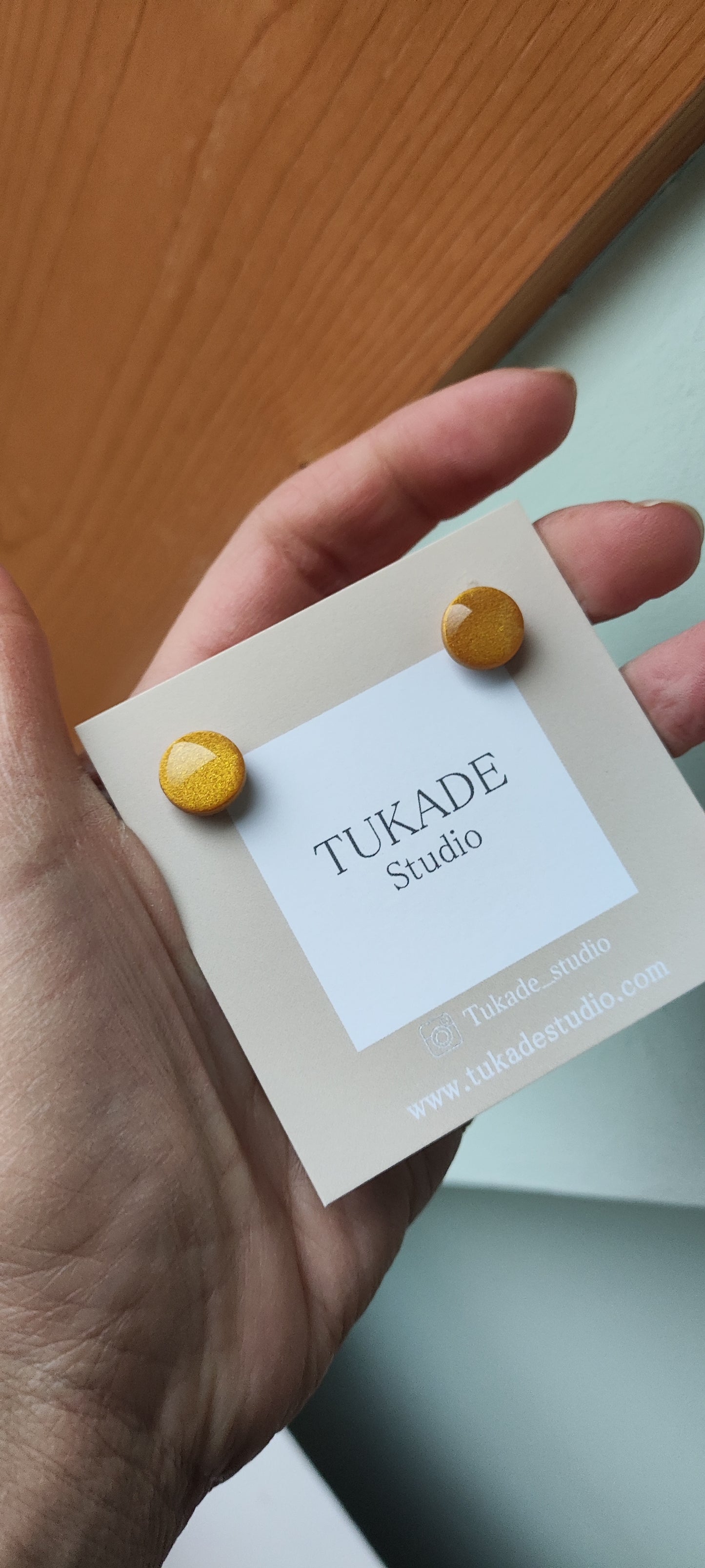 JUANITA ocre dorado metalizado