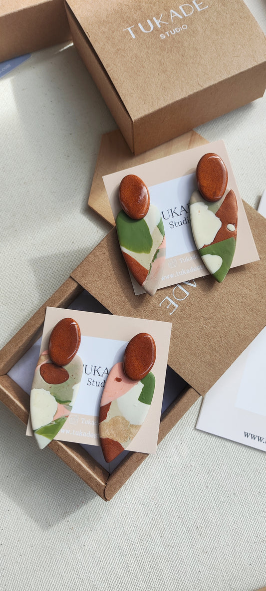MACA chocolate, kaki, rosa, crudo