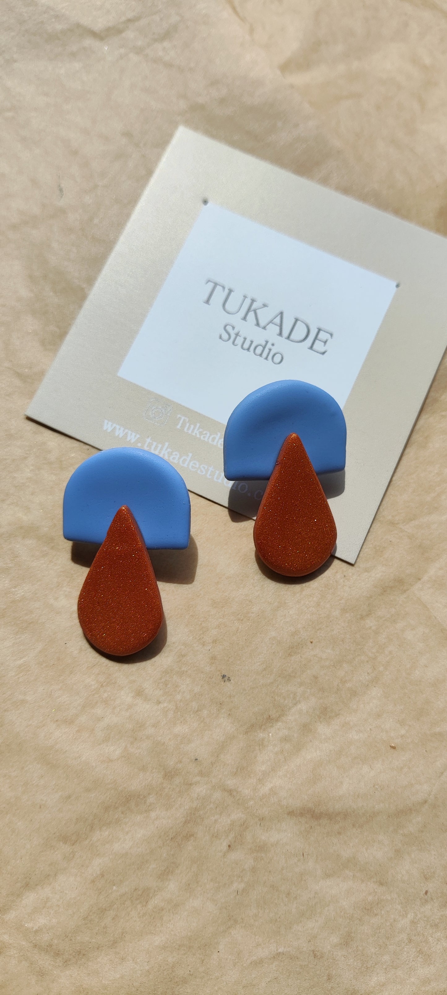 BRUNA azul y cobre