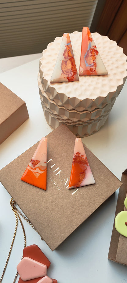 CÁNDIDA multicolor naranja, salmón