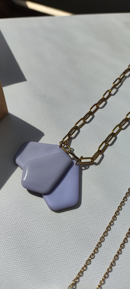 Collar gargantilla MATILDA lila