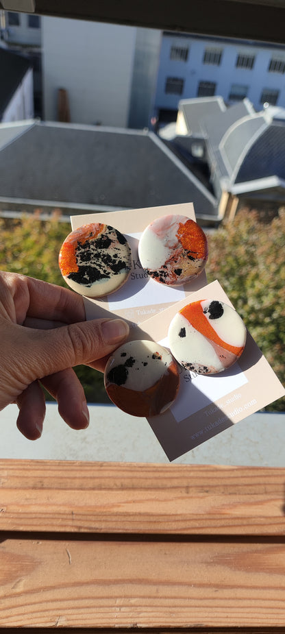 NOAH maxi degradado crudo, cobre, choco y negro.