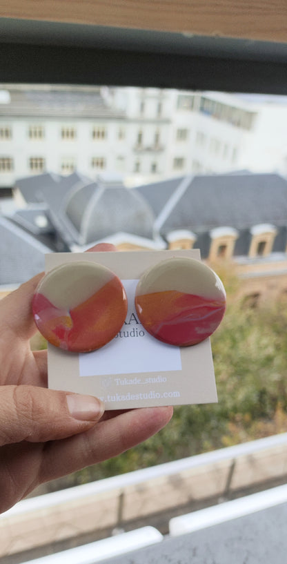 NOAH maxi degradado beige, cobre y rosa.